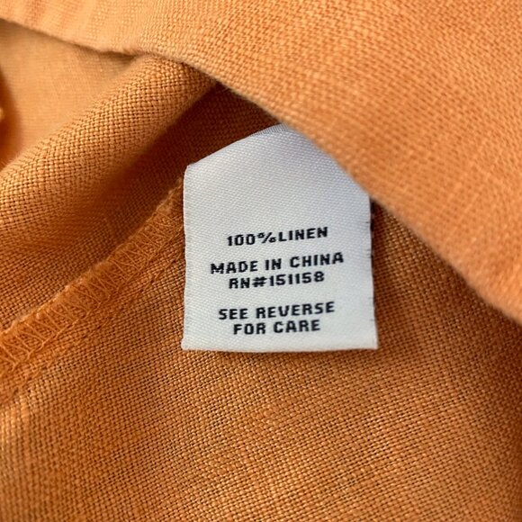 525 America Orange Linen Pants - Picture 8 of 8